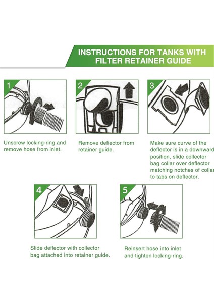 Shop-Vac 9066200 Için 15 Paket VF2005 Toplama Filtre Torbaları 10-14 Galon Tip F + Tip I, 90662 ve 90672 Parçalarını Değiştirin (Yurt Dışından) fırsatları
