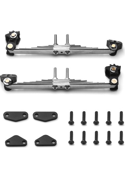 Metal Süspansiyon Yaprak Yay Plaka Yay Askı Takımı 1/14 Tamiya Rc Kamyon (Güç) Için (Yurt Dışından)