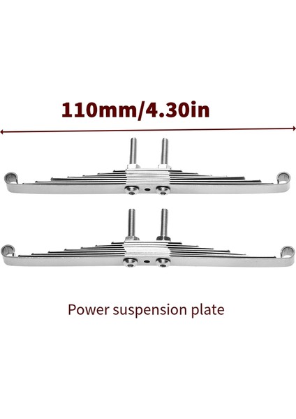 Metal Süspansiyon Yaprak Yay Plaka Yay Askı Takımı 1/14 Tamiya Rc Kamyon (Güç) Için (Yurt Dışından) fırsatları
