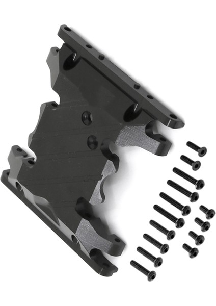 Alüminyum Alaşımlı Şasi Şanzıman Montajı Şanzıman Tutucu 1/10 Rc Araba Eksenel SCX10 Iı 90046 AXI90075 Siyah (Yurt Dışından) modelleri