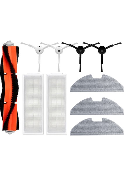 Xiaomi Mi Robot Vacuum-Mop 2 Pro/lite MJST1SHW Mjstl Hepa Filtre Paspas Bezi Ana Yan Fırça Vakum Aksesuarları (Yurt Dışından)