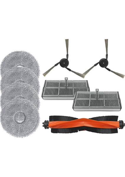 Dreame X40 ULTRA/X40 PRO/S30 Pro Ultra Parçaları Aksesuarları Ana Yan Fırça Hepa Filtre Paspas Bezi Toz Torbası Değiştirme (Yurt Dışından)