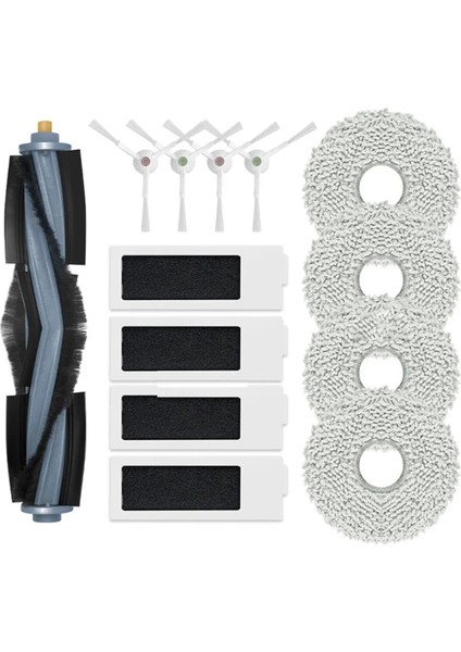 Ecovacs T20 Omnı, T20 Max, T20 Pro, X1 Omni, X1 Turbo, Bork V830, V831 Fırça Filtre Paspas Toz Torbası Vakum Parçası (Yurt Dışından)