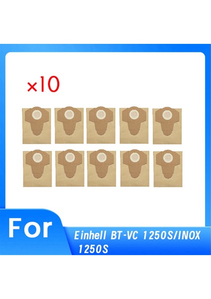 Einhell Bt-Vc 1250S/INOX 1250S Islak ve Kuru Elektrikli Süpürge Çöp Torbası Vakum Filtre Torbası Için 20L Kağıt Toz Torbası (Yurt Dışından)