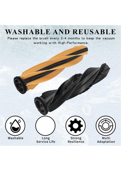 Dreame X50 ULTRA/S40 Enhanced Edition Vakum Ek Parçaları 12 Adet Yedek Parça Ana Yan Fırça Filtre Paspas Toz Torbası (Yurt Dışından) modelleri