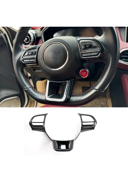 Mg Zs Hs 2024 Araba Direksiyon Simidi Düğme Paneli Kapağı Dekoratif Döşeme Iç Aksesuarları Karbon Fiber (Yurt Dışından) fiyatları