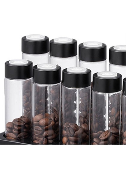 Kahve Çekirdekleri Saklama Kabı Sergileme Rafı Ceviz Çay Tüpü Şişe Cam Espresso Kahve Aksesuarları Alet (Yurt Dışından) modelleri