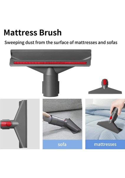 Dyson V15 V11 V10 V7 V8 Absolute Animal Motorhead Elektrikli Süpürge Ev Temizlik Seti ve Yumuşak Kıllı Toz Fırçası (Yurt Dışından) modelleri