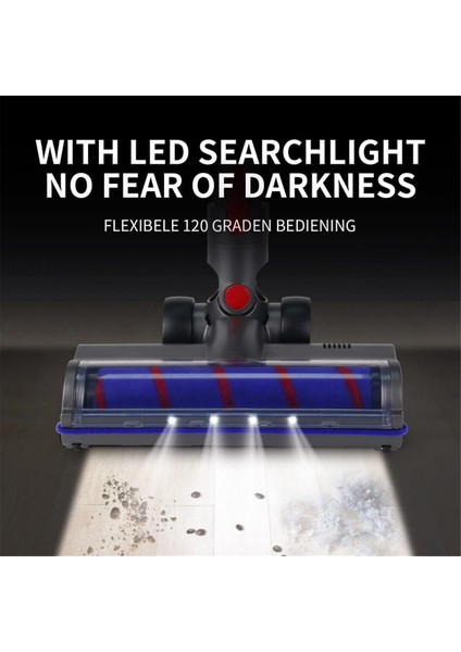 Dyson V7 V8 V10 V11 V15 Başlık Değişimi, Vakum Yedek Parçaları, Hızlı Çıkarma ve LED Işıklı Yumuşak Silindir (Yurt Dışından) fiyatları