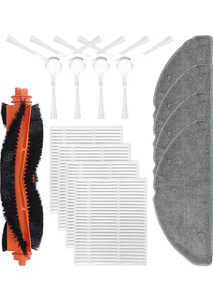 Ana Yan Fırça Filtresi Mop Paçavra Aksesuarları Xiaomi Mijia C103/E10/B112 Süpürge Temizleyici (Yurt Dışından)