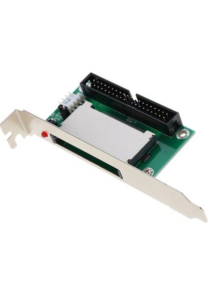 Adet 40-Pin Cf Compact Flash Kart 3.5 Ide Dönüştürücü Adaptör Pci Braket Arka Panel (Yurt Dışından)
