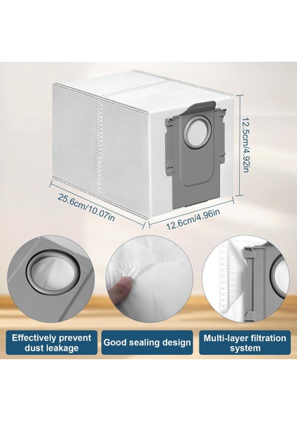 Roborock Qrevo Master/qrevo Slim Robot Süpürge Için Aksesuar Seti, Ana Silindir Fırçası, Yan Fırça, Filtre, Toz Torbası (Yurt Dışından) fırsatları