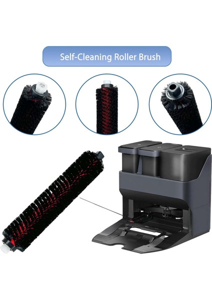 Roborock S7 Maxv Ultra S7 Pro Ultra Yüksek Hızlı Temizleme Fırçası Mop Pedi ile Yıkanabilir Mop Dock Kendi Kendini Temizleyen (Yurt Dışından)