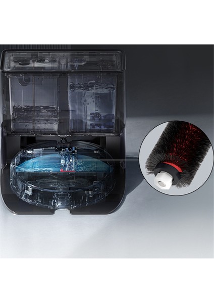 Roborock S7 Maxv Ultra S7 Pro Ultra Yüksek Hızlı Temizleme Fırçası Mop Pedi ile Yıkanabilir Mop Dock Kendi Kendini Temizleyen (Yurt Dışından)