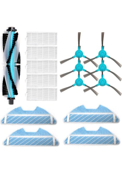 Lıstar Rx3, Rx5, Rx9, RX10 / Lıstar Rx3, Rx5, Rx9, RX10 Robot Süpürgeler Parça Ana Yan Fırça Hepa Filtre Paspas Bezi (Yurt Dışından)