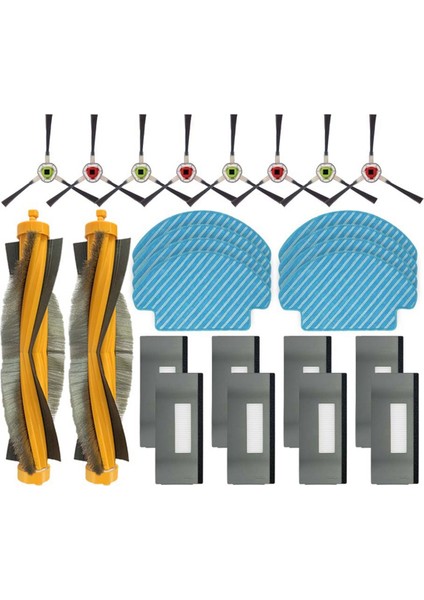 Ecovacs Deebot M80 /M80 Pro DT85 DT83 Robot Süpürge Ana Yan Fırça Hepa Filtre Paspas Bezleri Bez Aksesuarları (Yurt Dışından)