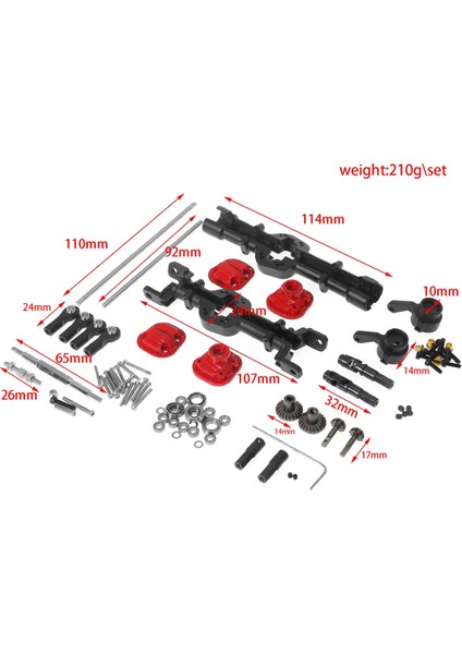 Mn D90 D91 D96 MN98 MN99S Metal Ön Arka Aks ve Tahrik Mili Takımı 1/12 Rc Araba Yükseltme Parçaları Aksesuarları (Yurt Dışından) fırsatları