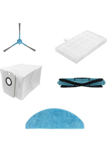 Conga 7490 Vakum Aksesuarları Yedek Parçaları Ana Fırça Yan Fırça Hepa Filtre Paspas Bezi Toz Torbası (Yurt Dışından) fiyatları