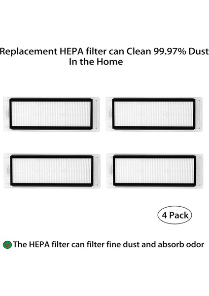 Roborock Q5 Q5+ Robot Süpürge Ataşmanları Yedek Parça Seti Ana Fırça Filtresi Toz Torbası Aksesuarlarını Değiştirin (Yurt Dışından) fiyatları