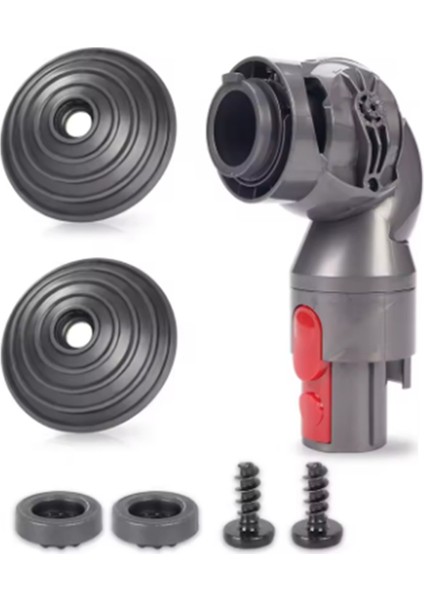 Dyson V7 V8 V10V11 Elektrikli Süpürge Parçaları Doğrudan Tahrikli Emiş Başlığı Bağlantı Konnektörü Adaptör Seti, Bilyalı Tekerlekler Yan Kapak (Yurt Dışından)