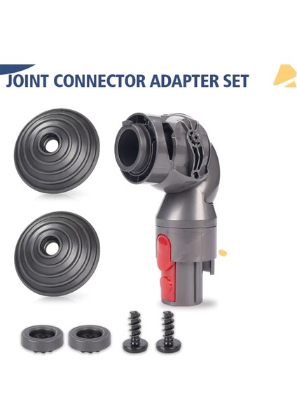 Dyson V7 V8 V10V11 Elektrikli Süpürge Parçaları Doğrudan Tahrikli Emiş Başlığı Bağlantı Konnektörü Adaptör Seti, Bilyalı Tekerlekler Yan Kapak (Yurt Dışından) modelleri