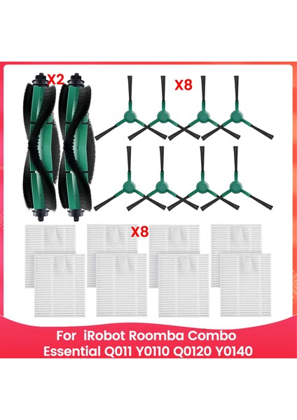 Irobot Roomba Combo Essential Series Q011, Y0110, Q0120,Y0140 Robot Süpürge Yedek Parçaları Aksesuar Kiti (Yurt Dışından)