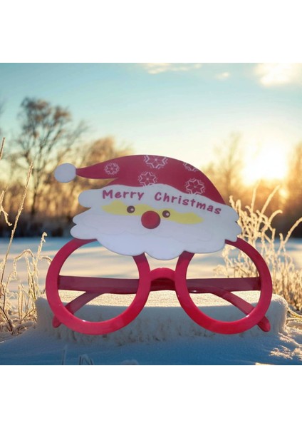 Vıp Kalite Christmas Party Glasses Noel Baba Parti Gözlüğü Noel Babalı Gözlük Yılbaşı Parti Gözlüğü