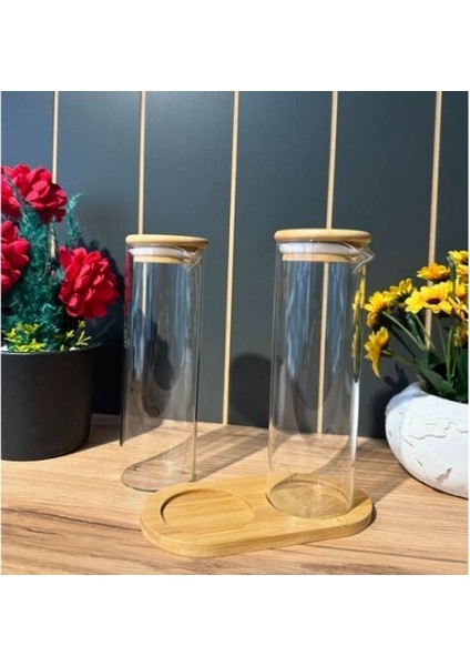 2'li Cam Yağdanlık Seti 280 ml