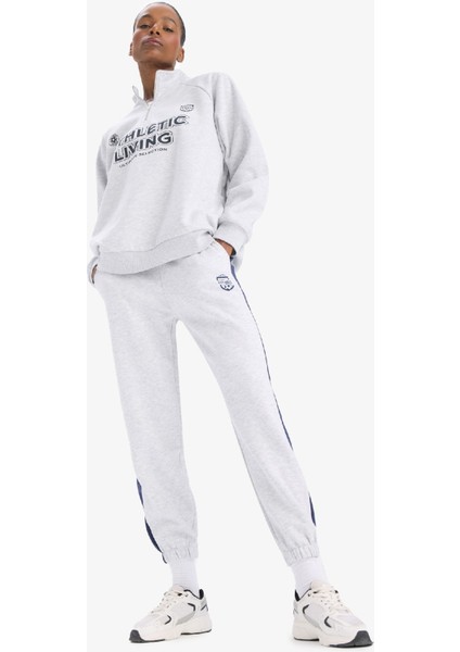 Standart Fit Baskılı Jogger Paça Standart Boy Eşofman ALTI D8100AX25SP