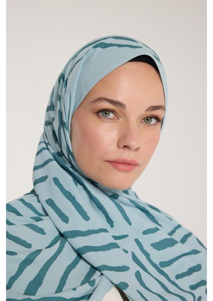 Pure Tone Şal - V Desen - Su Yeşili - Yeşil fırsatları