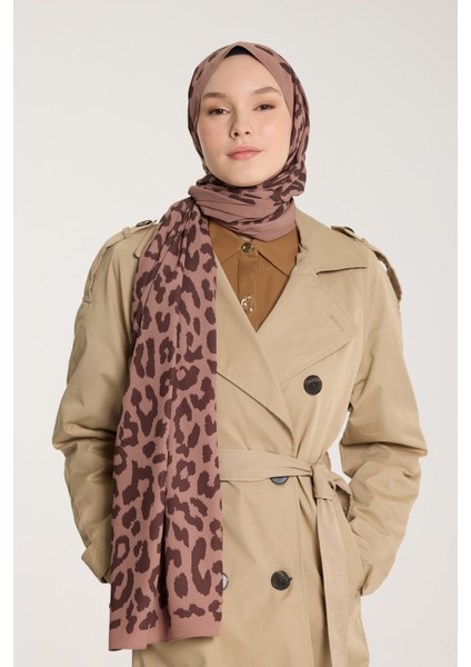Pure Tone Şal - Leopar Desen - Sütlükahve - Kahve fiyatları