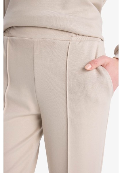 Regular Fit Esnek Belli Cepli Basic Düz Pantolon E1954AX25SP