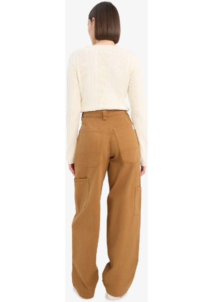 Coool Baggy Fit Gabardin Pantolon Cepli Normal Bel E4028AX25SP