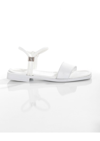 MİA028-3011 Deri Kadın Günlük Konforlu Taba Tatil Sandalet fırsatları