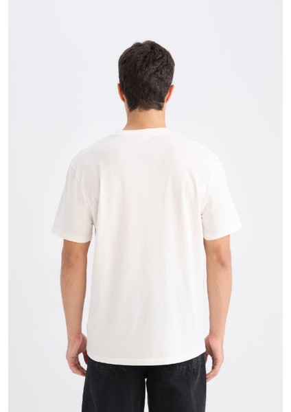%100 Pamuk New Regular Fit Bisiklet Yaka Basic Düz Kısa Kollu Tişört V7699AZ25SP