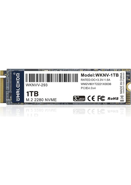 1tb - M.2 2280 - Nvme Pcıe 4.0 - SSD 5000/4900-MB/s