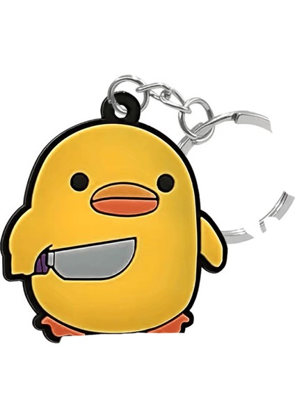 1/11 Adet Komik Hayvanlar Anahtarlık Kızın Ruddy Ördek Pandalar Corgi Anahtarlık Kötü Tavşan Kedi Anahtarlık Sırt Çantaları Kadınlar Çocuklar Parçaları (Yurt Dışından)