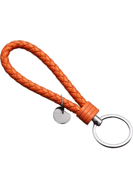 Pu Deri Örgülü Dokuma Halat Bileklik Anahtarlık Askı Erkekler Dıy Anahtar Zincirleri Çanta Araba Anahtarlık Takı Aksesuarları (Yurt Dışından)