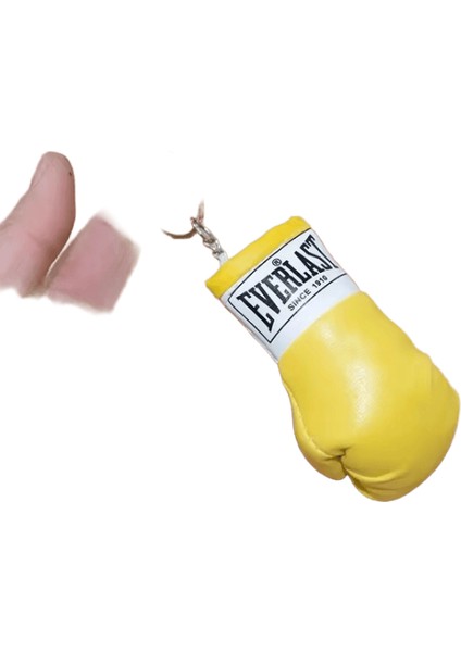 2 Adet Anahtarlık Boks Eldivenleri Çift Mini Simülasyon Anahtarlık Araba Anahtarı Kolye Boks Eldivenleri Anahtarlık Hediye Pugilis Meraklıları (Yurt Dışından)
