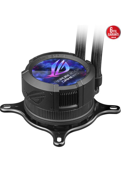 Rog Strıx Lc Iıı 360 Argb LCD Cpu Sıvı Soğutucu, 2.1" IPS Lcd, Asetek'in Yeni Gen7 V2 Pompası ve Premıum Rog Argb Fanlar