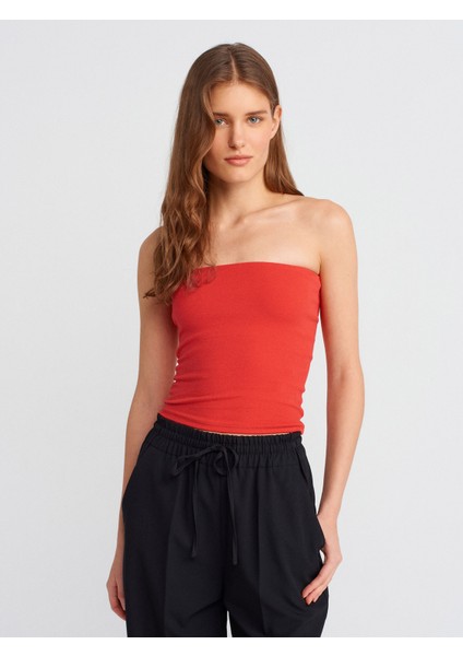 20659 Crop Top-Kırmızı fırsatları