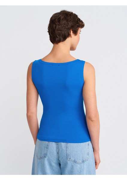 20868 Kayık Yaka Kolsuz Top-Mint fiyatları