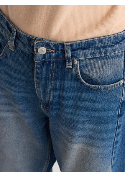 71729 Dikişi Dönük Denim Balon Pantolon-Tint fırsatları