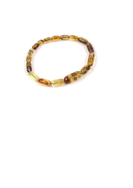 Dominik Mavi Kaya Fosil Amber Bileklik 4.8gr fiyatları