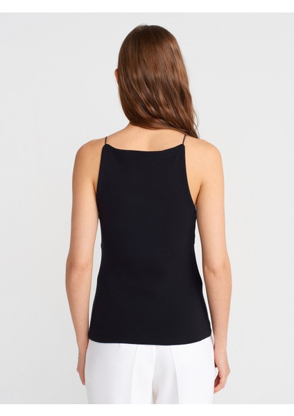 21020 Halter Yaka Top-Siyah fiyatları