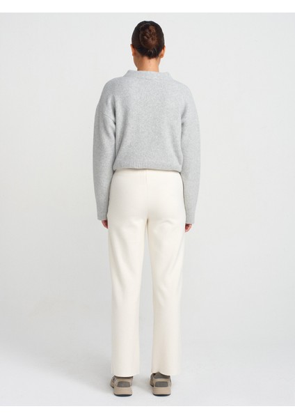 71819 Yüksek Bel Pantolon-Bordo fiyatları