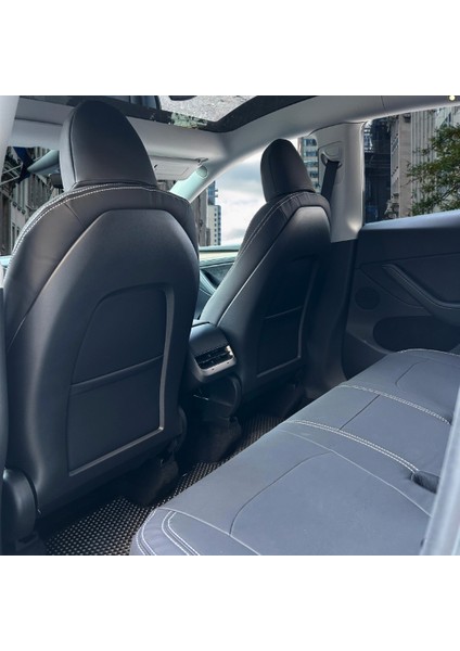 Tesla Model Y Araca Özel Oto Koltuk Kılıfı - Deri modelleri