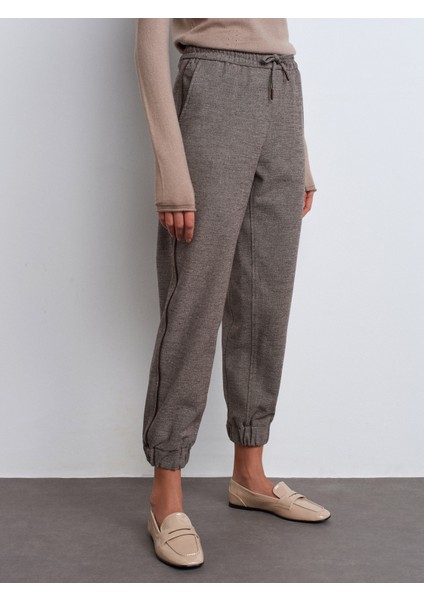 71608 Manşetli Jogger Pantolon-Antrasit indirimleri