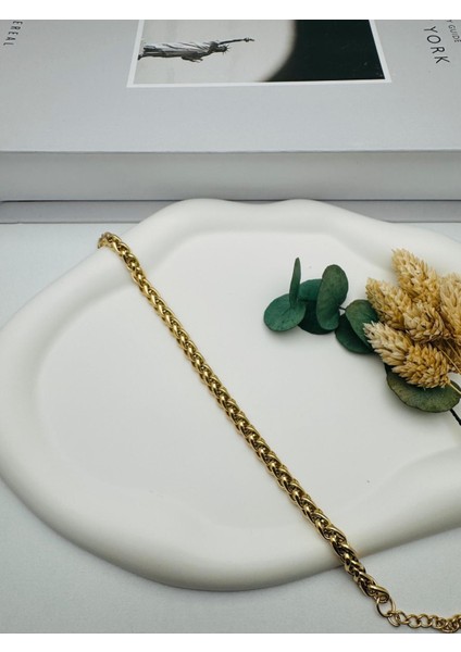 Çelik Bileklik (Gold) Blk 242