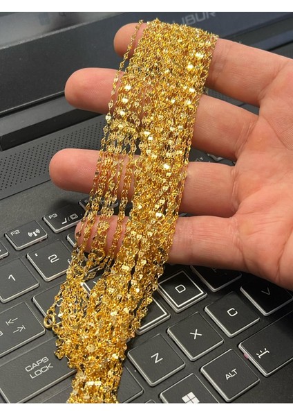 1,90 gr (GRAM) Aynalı Kolye Zincir 22 Ayar Altın 60 cm fiyatları